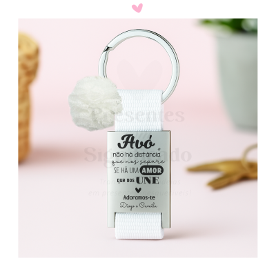 Porta-chaves fita nylon