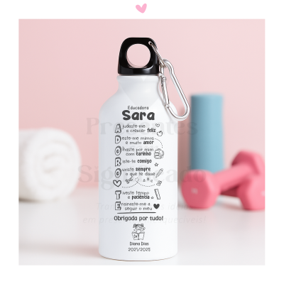 Garrafa em alumínio