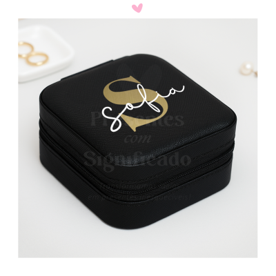 Mini Guarda-jóias preto