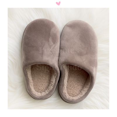 Chinelos de criança taupe personalizados