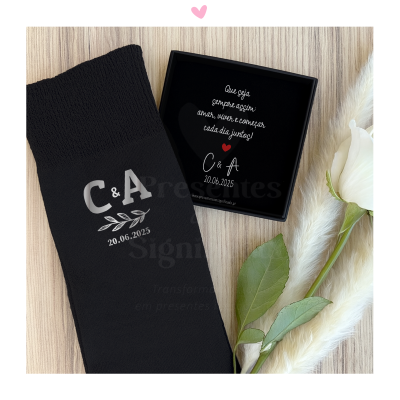 Meias Casamento - Noivo, Pai do Noivo/a, Padrinho...