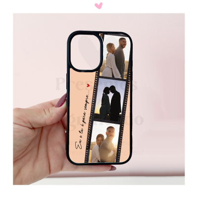 Capa de telemóvel personalizada (fotos e texto)