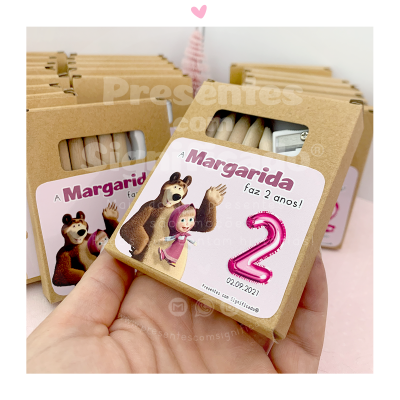 Lembranças (Caixa lápis cor e desenhos)