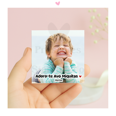 Íman quadrado 7x7cm