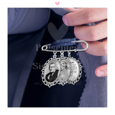 Alfinete Noivo ou Noiva (2 fotos + texto)