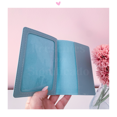 Capa para passaporte personalizada - Azul claro