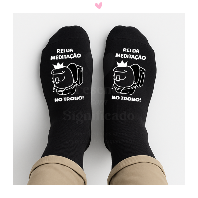 Meias Flork - Rei da meditação no trono