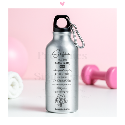 Garrafa em alumínio