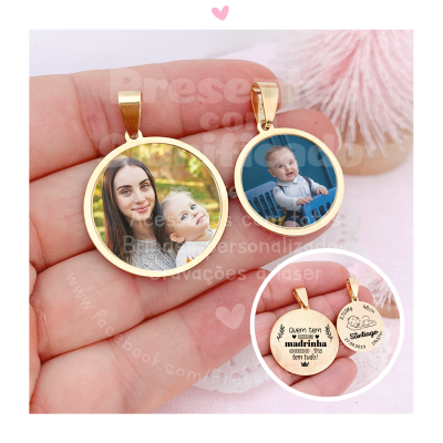 Medalha avulso (aço)