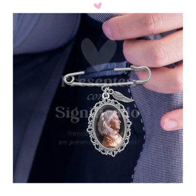 Alfinete Noivo ou Noiva (2 fotos + texto)