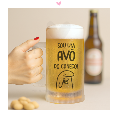 Caneca de cerveja Flork - Sou um AVÔ do caneco...