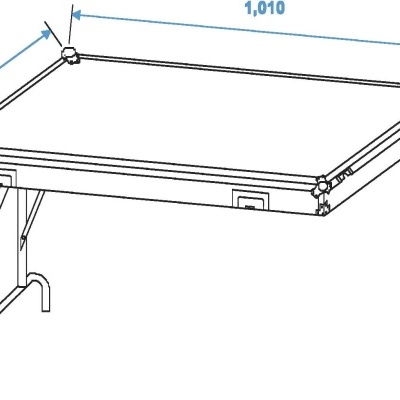 ROADINGER Universal Drawer Case WDS-1 with wheels