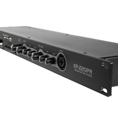 OMNITRONIC EP-220PR Preamplifier with MP3 Player and FM Radio