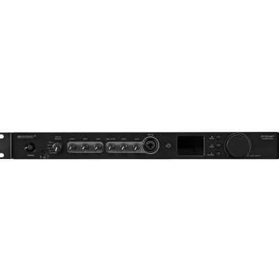 Interface de áudio Focusrite Scarlett 18i8 3rd Gen preta para rack