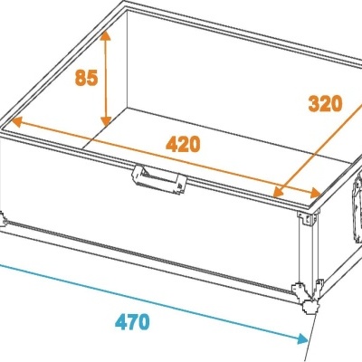 ROADINGER CD Player Carrying Case, black, type 2