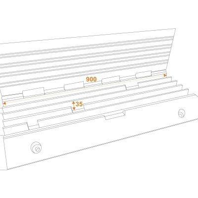 EUROLITE Cablebridge 5 Channels 900x500x50mm