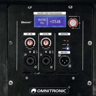 OMNITRONIC XKB-215A 2-Way Speaker, active, DSP