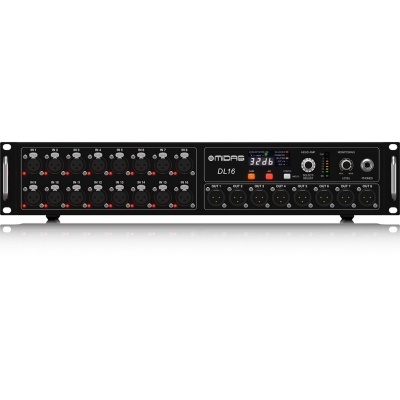 Midas DL16 16 Input and 8 Output Stage Box with 16 Midas Mic Preamps