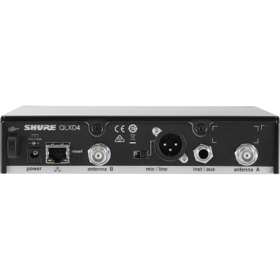 Shure - QLXD4E - H51 (534-598 MHz) Shure - QLXD4E - H51 (534-598 MHz)