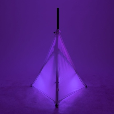 EUROPALMS Tripod Cover white three-sides