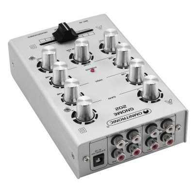 OMNITRONIC GNOME-202 Mini Mixer silver OMNITRONIC GNOME-202 Mini Mixer silver