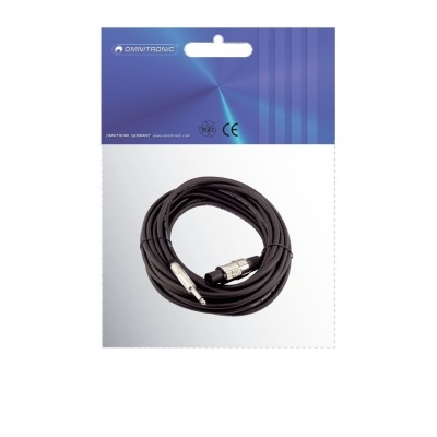 OMNITRONIC Adaptercable Speaker(M)/Jack 5m bk