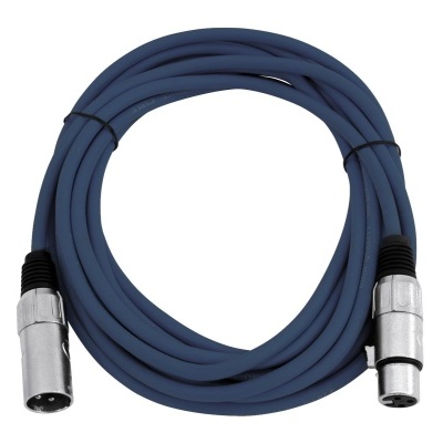 OMNITRONIC XLR cable 3pin 5m bu