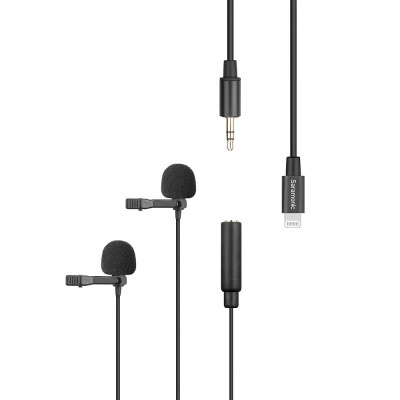 Saramonic LavMicro U1C - Dual lavalier microphone for Lightning iOS device