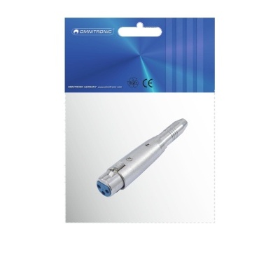 OMNITRONIC Adapter XLR(F)/Jack(F) mono
