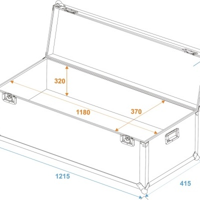 ROADINGER Universal Transport Case 120x40cm