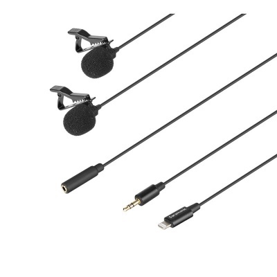 Saramonic LavMicro U1C - Dual lavalier microphone for Lightning iOS device