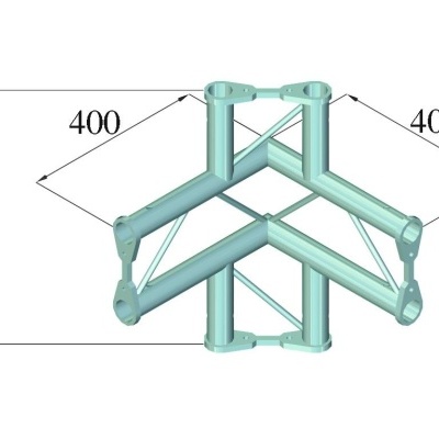 ALUTRUSS BISYSTEM PV-44 4-way corner vertical