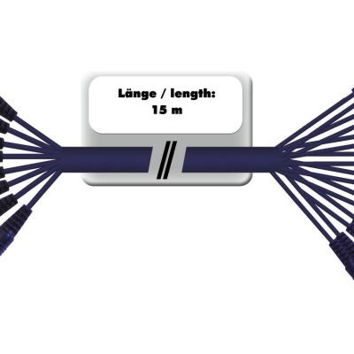 OMNITRONIC Snake cable 8xJack/16xJack mono 15m