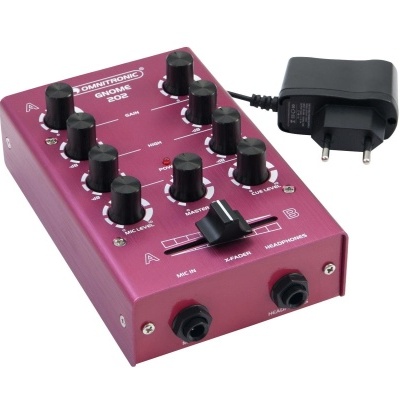 OMNITRONIC GNOME-202 Mini Mixer red