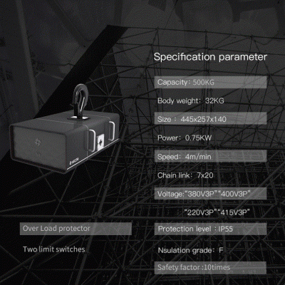 Electric Chain Hoist FOS 611 D8+