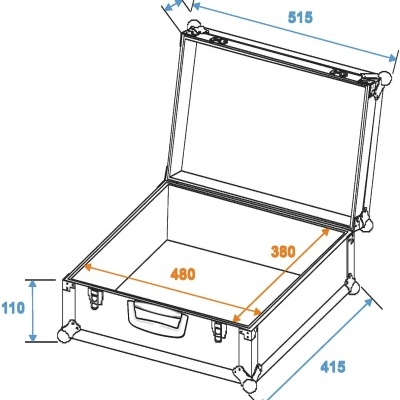 ROADINGER Universal Case FOAM GR-1 black, big
