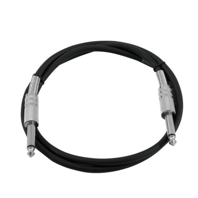 OMNITRONIC Jack cable 6.3 mono 1.5m bk