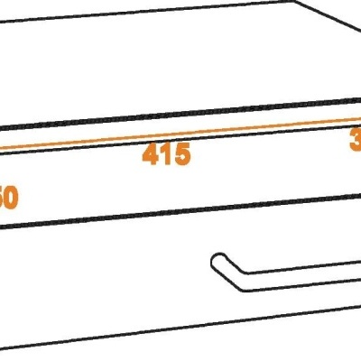 OMNITRONIC Rack Drawer with Lock 1U