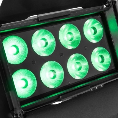 EUROLITE Multiflood IP 8x10W RGBW Wash CRMX