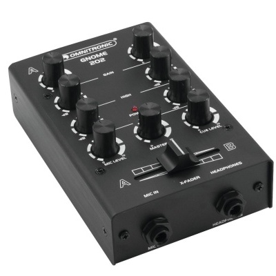 OMNITRONIC GNOME-202 Mini Mixer black OMNITRONIC GNOME-202 Mini Mixer black