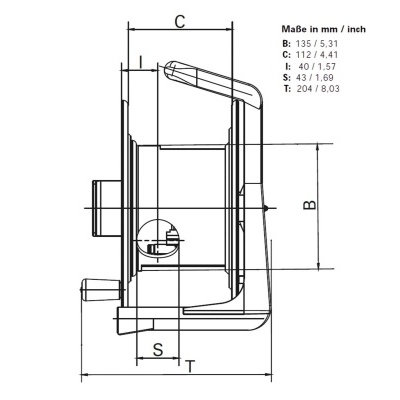 SCHILL Cable Drum GT 235.RM