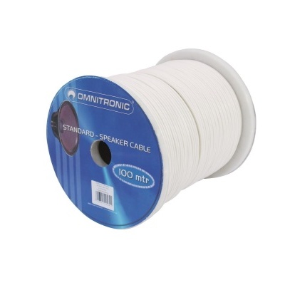 OMNITRONIC Speaker cable 2x1.5 100m wh