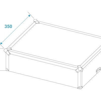 ROADINGER Mixer Case Pro MCV-19, variable, bk 6U