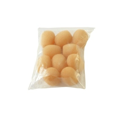 Pacote de bolas de espuma cor salmão