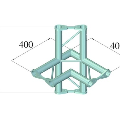 ALUTRUSS BISYSTEM PH-44 4-way corner horizontal