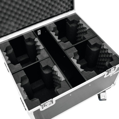 ROADINGER Flightcase 4x TMH FE-600 with wheels