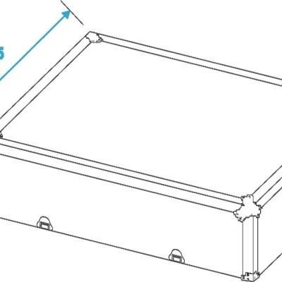 ROADINGER Turntable Case black -S-