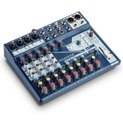 Soundcraft Notepad-12FX Small-Format Analog Mixing Console with USB I/O and Lexicon Effects