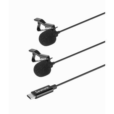 Saramonic LavMicro U3C - Dual lavalier microphone for USB-C device