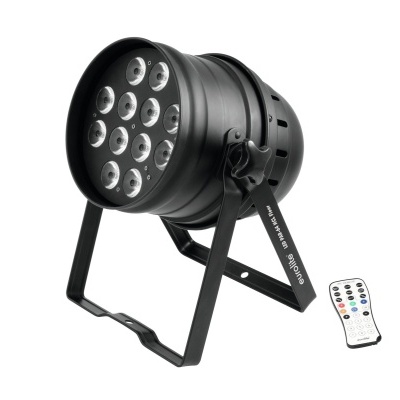 EUROLITE LED PAR-64 HCL 12x10W Floor bk